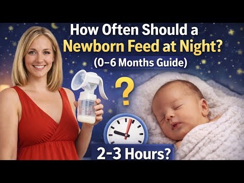 How Often Should a Newborn Feed at Night? (0–6 Months Guide)