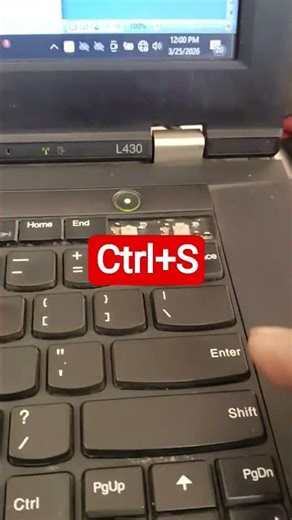 Word File Save Shortcut Key |How to SaveFile in Laptop #computer #music #msword