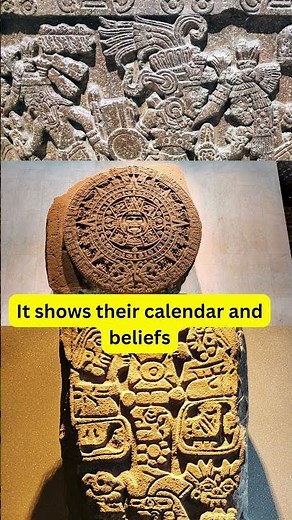 Aztec Sun Stone Mystery ☀️ Ancient Calendar Art