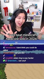 Fuslie Wants To Beat Hardcore Minecraft!