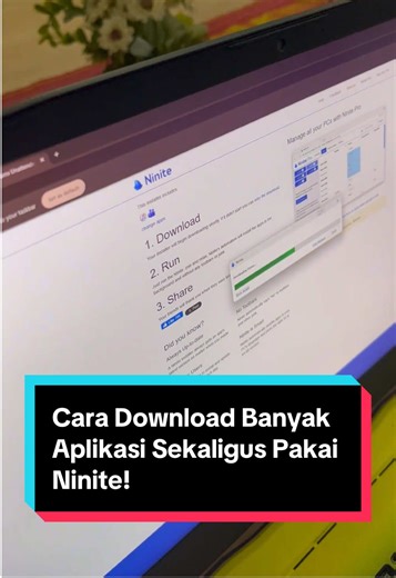 Lu males download aplikasi satu-satu? 😩 Pake Ninite aja, bro! Tinggal pilih aplikasinya → klik download → udah, auto ke-install semua tanpa ribet. Cocok banget buat laptop baru, abis reset, atau buat lu yang pengen hemat waktu. Gue kasih cara lengkapnya di video, gampang banget sumpah! ⚡💻 Nonton sampe habis biar lu ngerti trik ini! 🔥 #ninite #downloadaplikasi #tipslaptop #tipskomputer #tutorialninite #carainstallaplikasi #laptopbaru #tutoriallaptop #komputerpemula #fypindonesia #fypselalu #fy