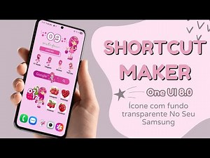 ✨TRANSPARENT BACKGROUND AND DIFFERENT FORMATS✨ HOW TO USE SHORTCUT MAKER ON YOUR SAMSUNG WITH ONE...