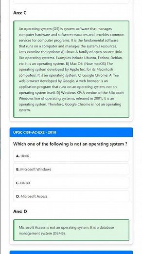 Overview of Major Operating Systems: Windows, Linux/Unix, macOS, Android, iOS
