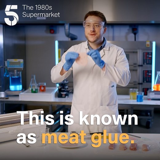 Do you have beloved memories of eating the 80s staple, Billy Bear ham? 🧸 Well this DIY version, with ‘meat glue’, might spoil your appetite… 😂 📺 The 1980s Supermarket, Wednesday 9pm | Channel 5