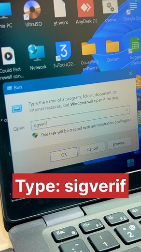 Ilyas Byahatti | Tech & Info | PC tips on Instagram: "How to Use the Sigverif Command to Identify Unsigned Drivers in Windows Welcome to my page! In this video, we’ll show you how to use the “sigverif” command in Windows to identify unsigned drivers on your system. Unsigned drivers can sometimes cause system instability, and it’s important to know how to find them. What You’ll Learn: - What the sigverif tool is and why it’s useful. - Step-by-step instructions on how to run the sigverif command. 