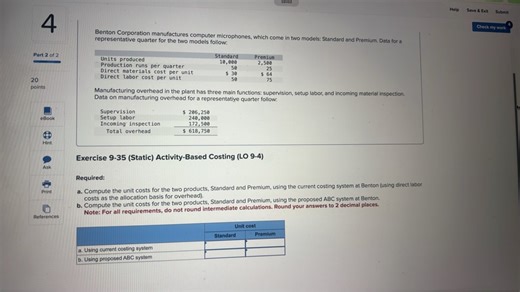 Benton Corporation manufactures computer microphones, which com... | Filo