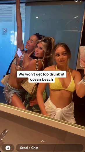Tik tok were in bikinis and im 23 #fyp #drunk #oceanbeach