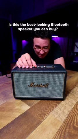 Marshall speaker: vintage style, modern sound