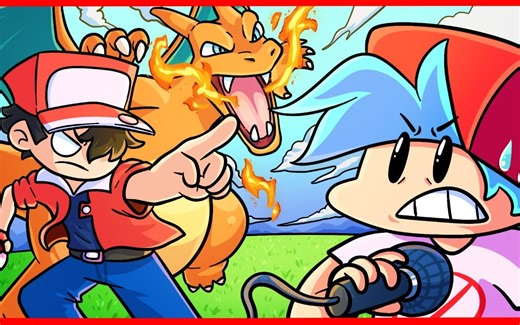Friday Night Funkin' Red Version Vs Red Week - Pokemon & Fnf Animation