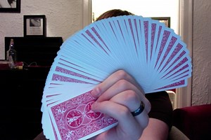 How to Fan a Deck of Cards. Card Flourish.