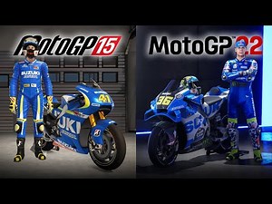Evolution of Suzuki GSX-RR in Every MotoGP Games