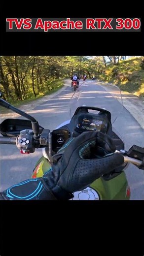 TVS Apache RTX300 screen features ! #tvsapachertx300