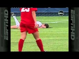 Elizabeth Lamberts Dirty Play and hair pull Mars BYU vs. New Mexico Womens Soccer