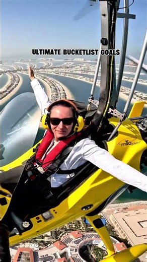 This is your sign to take that gyrocopter flight over Dubai in 2026! Link below in the description!