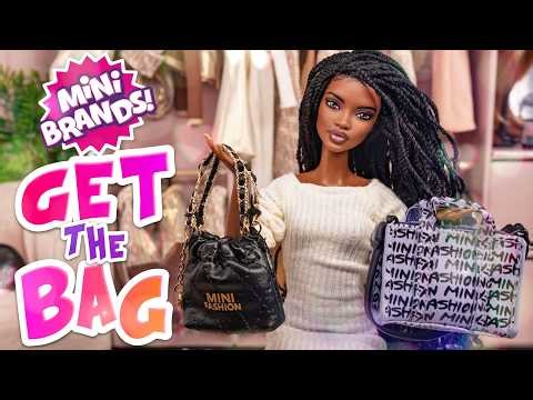 Get That Bag : Mini Brands Fashion Series 4 | Customize Barbie & Pets | DIY Dress