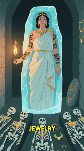 The Mystery of the Tattooed Ice Maiden! ❄️ #Shorts #History