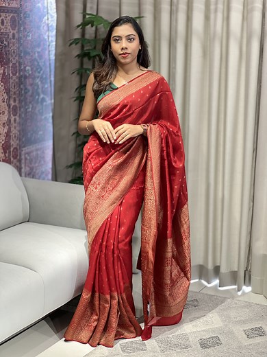 Zari and Thread Woven Banarasi Saree YNG801 - https://aham.store/products/zari-and-thread-woven-banarasi-saree-yng801 Zari and Thread Woven Banarasi Saree YNG800 - https://aham.store/products/zari-and-thread-woven-banarasi-silk-saree-yng800 YNG802 - https://aham.store/products/zari-and-thread-woven-banarasi-saree-yng802 | Aham Designer Boutique