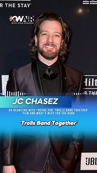 #NSYNC is reuniting for the #TrollsBandTogether film but will there be anything with the band getting on stage for a tour??! 🤩 We chatted with #JCChasez about the possibility of this! Do you want to see the band back on stage soon?! Listen back to the full interview with JC: https://onairwithryan.iheart.com/featured/ryan-seacrest/content/2023-11-15-jc-chasez-talks-reuniting-with-nsync-for-trolls-band-together/ | On Air with Ryan Seacrest