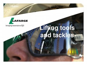 Lifting tools and tackles - SlideServe