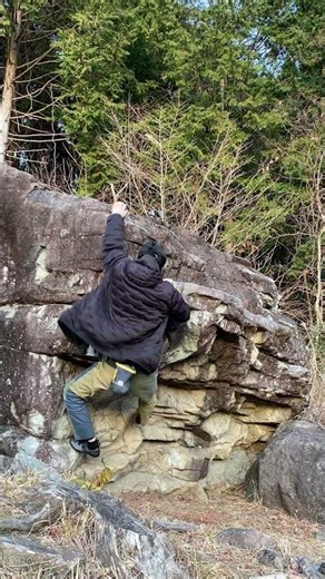 笠置山 里エリア ちびっこハングの岩 ちびっこトラバースSD 5級