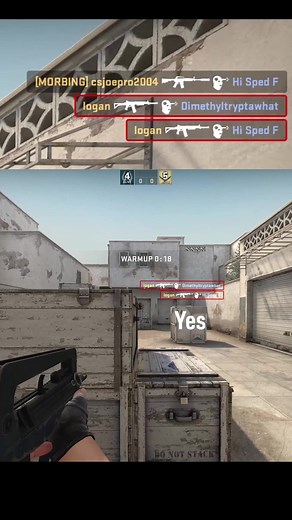 Tilt your enemies before the match starts #csgo #counterstrike #myths #valorant #gaming #shooter #fps #aim #competitive