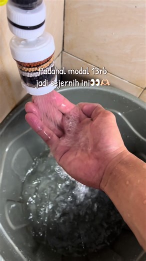 Masa kalian gak tau😭😭 #kran #saringan #air