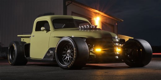 Enyo Face: Ringbrothers Brings Wild 1000-HP '48 Chevy Pickup to SEMA