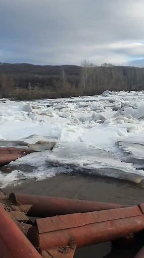 Мост в Сабашево Мелеузовский район, 20 марта 2025 года