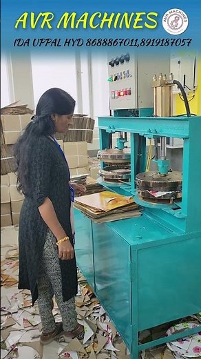 See How Paper Plates Are Made: Live Paper Plate Machine Production Stream!