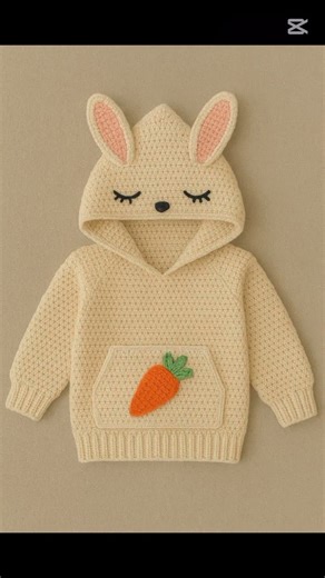 Cute handmade crochet hoodies for kids. Available in all sizes and colors. 🐥😻🌸 #crochetsweater #song