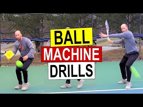 Tennis Ball Machine Drills For Kids - Forehand