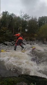 White water Sup on the Wye
