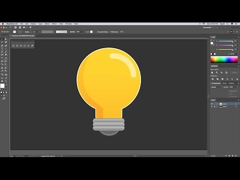 Tutorial Basico Adobe Illustrator en español- Dibujando un foco