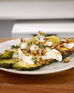 Creamy Courgette - Lirim is testing out the viral baked zucchini recipe! Check it out 👀 | Tasty UK