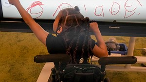 A boat to read in, books in Braille and stuffed animals. Gaenslen School library is inviting and inclusive.