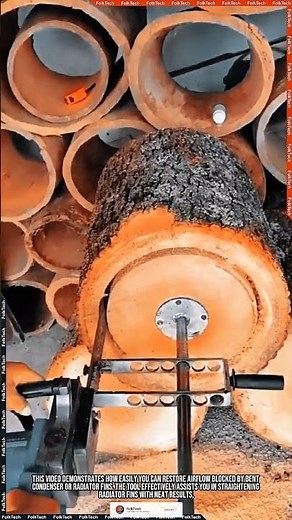 Radiator Fin Comb: Straightening Radiator Fins Neat Effective Precise #tool #tools #innovation