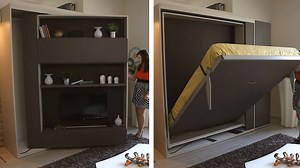 399K views · 1.5K reactions | This home entertainment system has a bed hidden inside. | Insider Home | Facebook