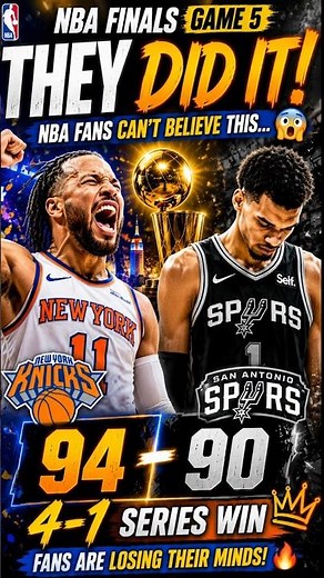 🚀 THIS GAME 5 CHANGED EVERYTHING! Knicks vs Spurs 😱 NBA FINALS 2026 – INSANE HIGHLIGHTS
