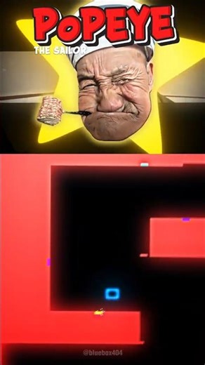 Grandpa is Real Life Popeye 💪 | Blue Bouncing Square