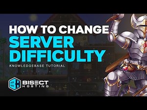 How to Change the Difficulty of a Terraria Server!