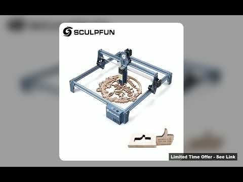SCULPFUN S9 90W Effect Laser Engraving Machine Ultrathin Laser Beam Shaping Technology Acrylic Engra
