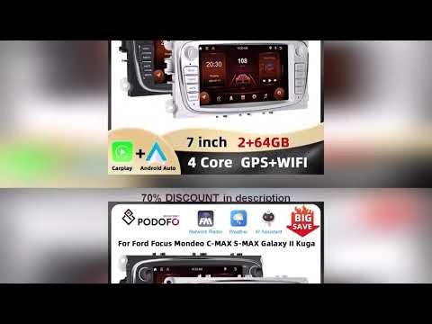 A must-have product! Podofo 7 ''Android Multimedia Player for Ford Focus Mondeo C-MAX S-MAX Galaxy