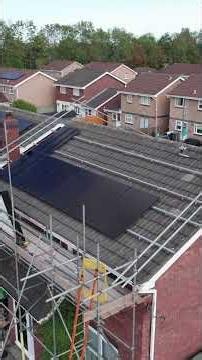 Watch This Roof Transform With Solar PV ☀️⚡ #SolarPV #SolarPanels #Shorts #shorts