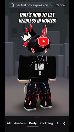 Tut On How to get Headless in Roblox 2026…| #roblox #headless