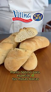 Conoce el punto óptimo para especiar tus masas blancas 🥖 | Vitina SRV