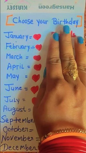 Choose your birthday 🎂 Month 🎉 🤩🥰😍 #trending #youtubeshorts #art #viral #video #shorts