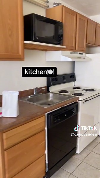 Are you looking for a great 1 bedroom apartment for the 2024-2025 school year? I have this terrace single suite with high vaulted ceilings in the livingroom and air conditioning built into the unit! These units do come unfurnished, but they do include your stove, refrigerator, microwave, and dishwasher. The only utilities that you pay for are water/sewage and electric and that is based on your usage. Each apartment is individually metered. You get free internet, cable, parking pass, and garbage.