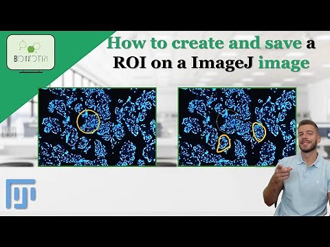 How to create and save a ROI on ImageJ to use in other images #imagej #roi #analysis #imageanalysis