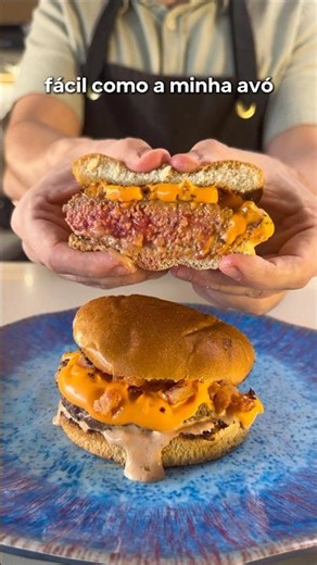 I MADE MY GRANDMA'S EASY AMERICAN BURGER! 👵 #recipes #easyrecipe #burger