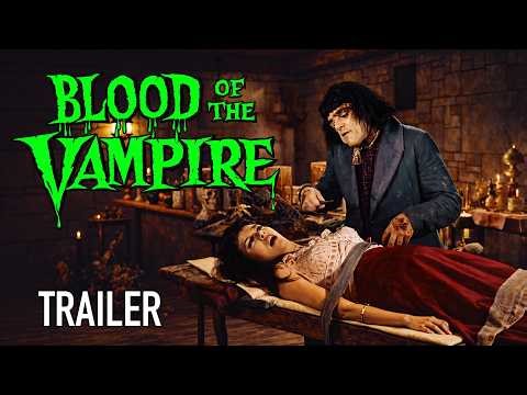 Blood of the Vampire (1958) | Trailer - Donald Wolfit, Barbara Shelley | Hammer alum Jimmy Sangster